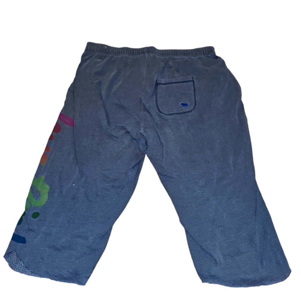 Pink cut-off sweatpants size medium